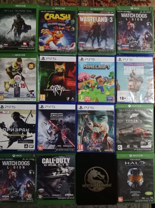 Продам игровые диски для ps 5 ps4 Xbox
