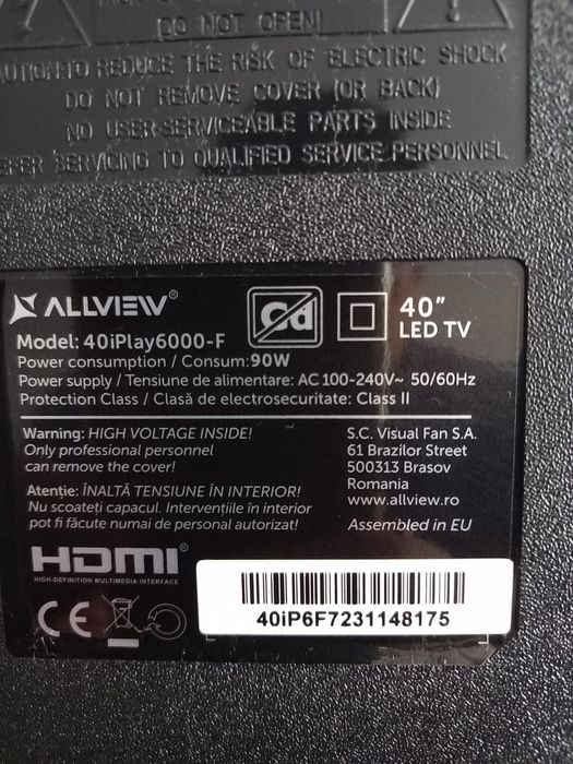 Televizor Smart TV Allview