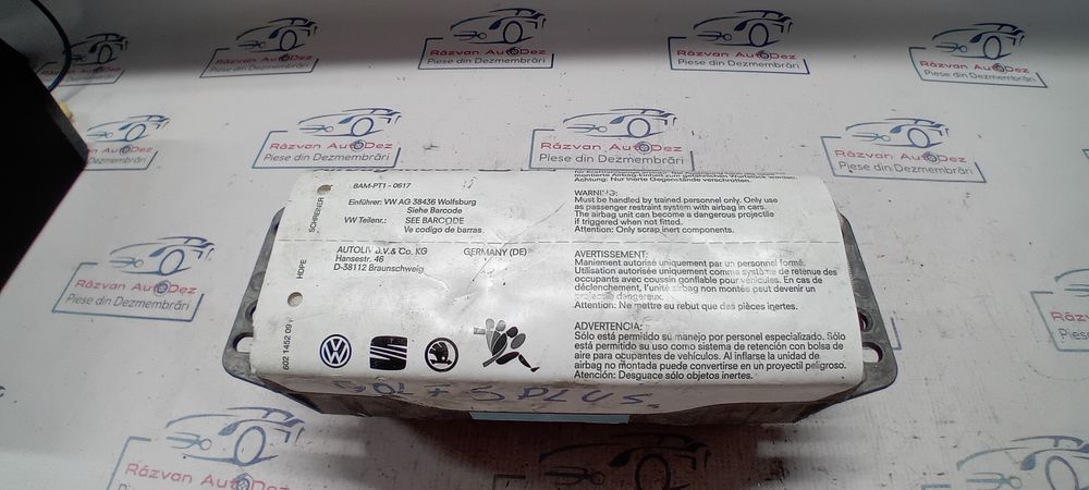 airbag pasager volkswagen golf 5 plus 2006