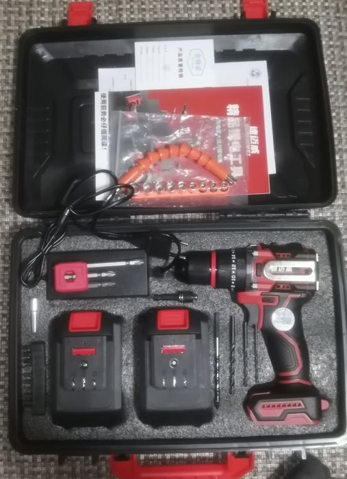 Мощный ударный шуруповёрт перфоратор