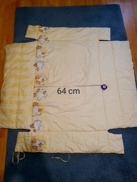 Apărătoare pătuț bebeluși și plapumă 2 în 1