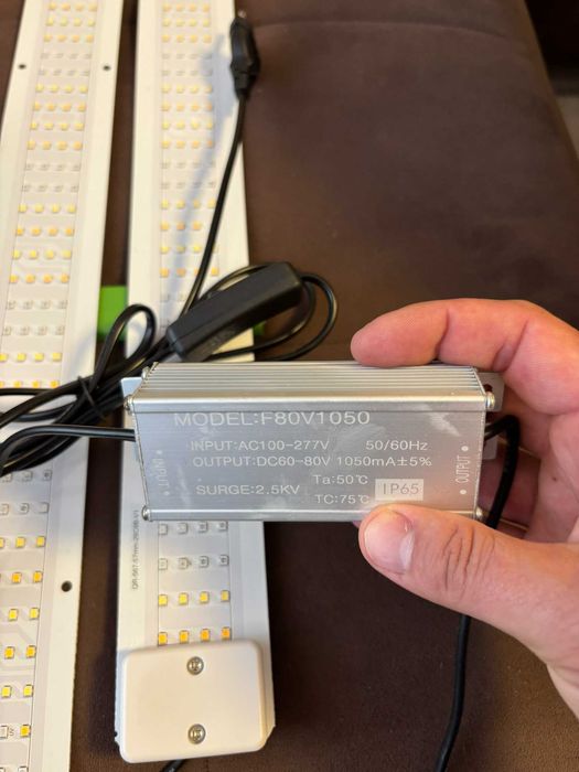 Пълен спектър LED фито лампа 2х56,5 см аквариум и разсад