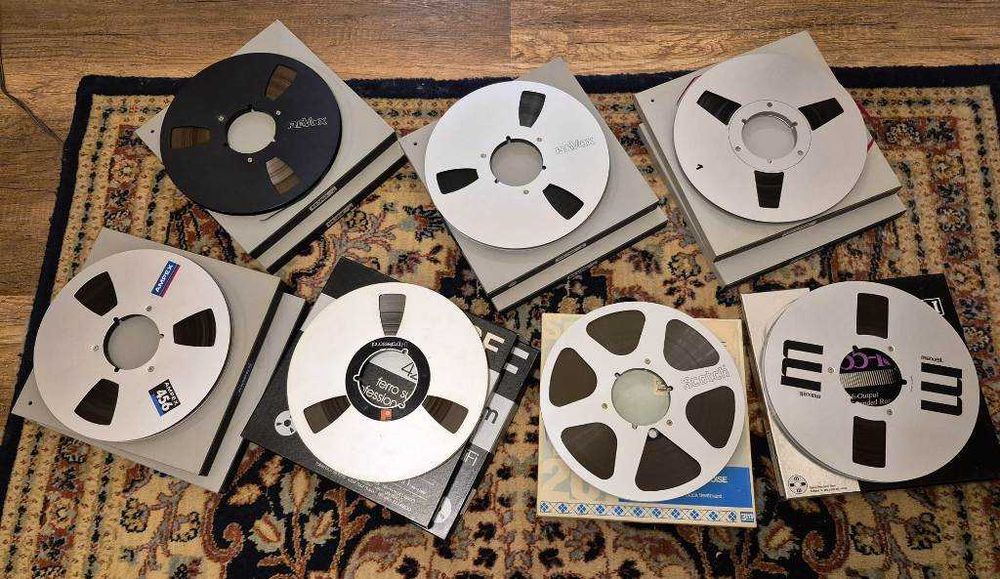 VAND Role cu banda, Benzi mari 26.5 cm pentru Magnetofon.