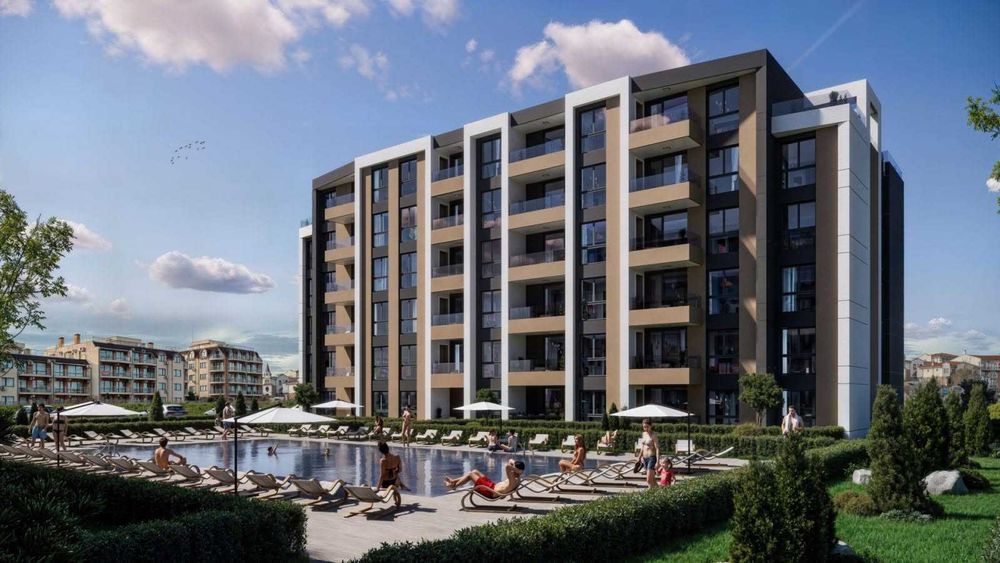 Продава се Двустаен апартамент в с. Равда, Област Бургас - 53 кв.м за 1919 €/кв.м - Снимка #1