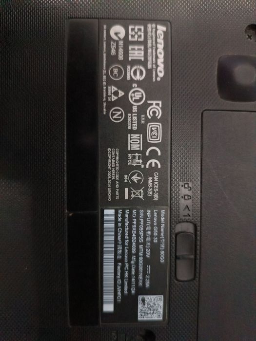 Ноутбук Lenovo G50-30 модель GO80