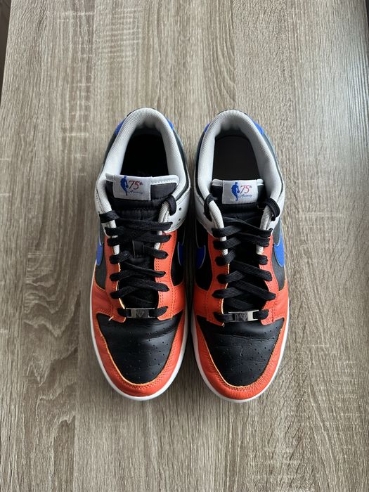 LIMITED EDITION Nike Dunk Low NBA 75th Anniversary Knicks номер 44
