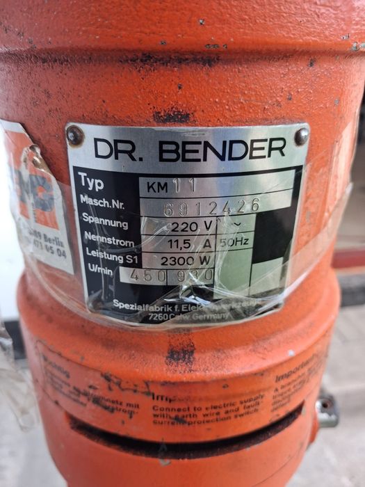 Carota beton Dr Bender/ Mașină de carotat