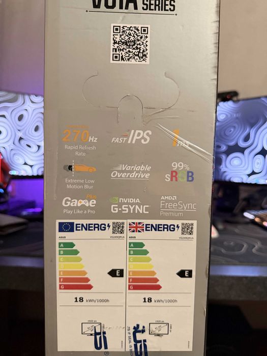 Гейминг монитор 280Hz ASUS & ASUS 270Hz