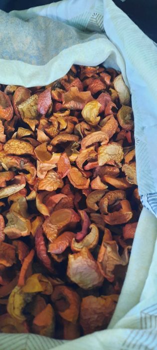 Яблоки сушеные дачные