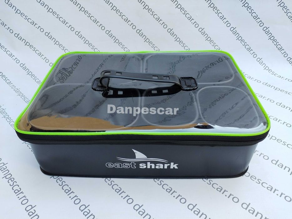 Set 6 Bacuri CUTII Nada EASTSHARK EVA Box Feeder Cu Capac 38x26x12cm