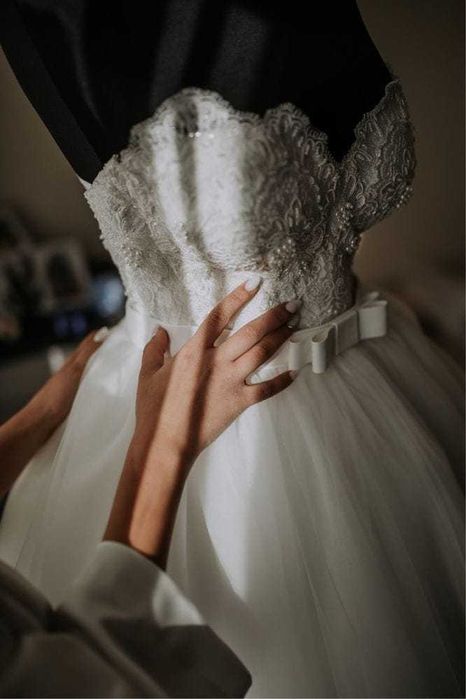 Rochie mireasa model stil printesa creatie Adelina Boie