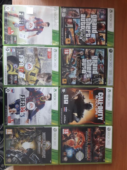 Диски на присатвку на x-box и ps4