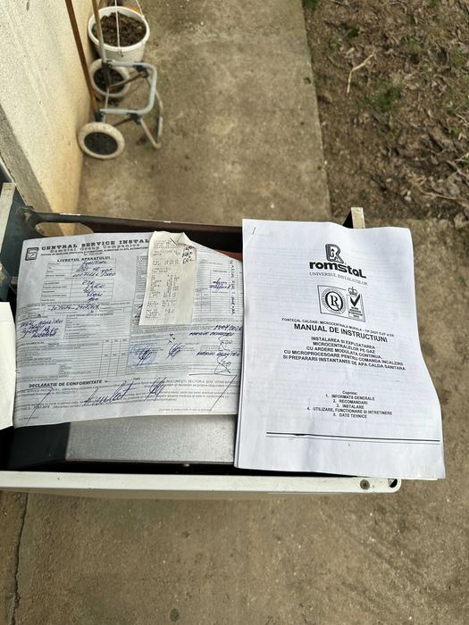 Centrala termica pe gaz Fontecal Digit ER 24 Kw tiraj fortat
