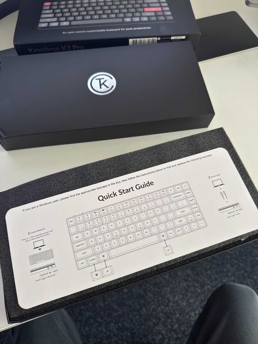 Tastatura mecanica gaming/coding Keychron K3 Pro cu iluminare RGB