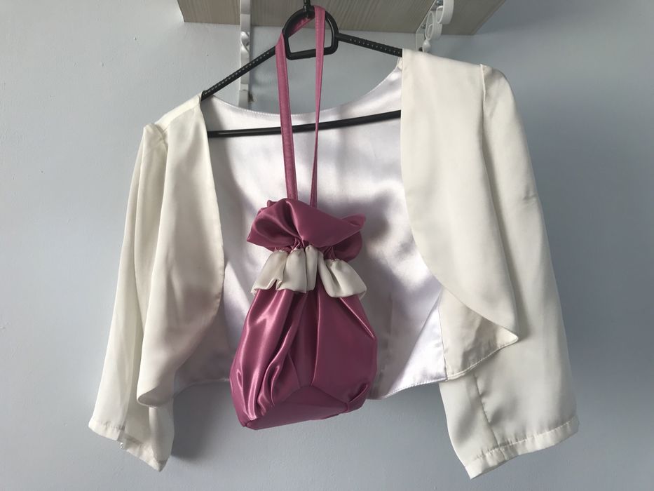 Официална розова бална / шаферска рокля