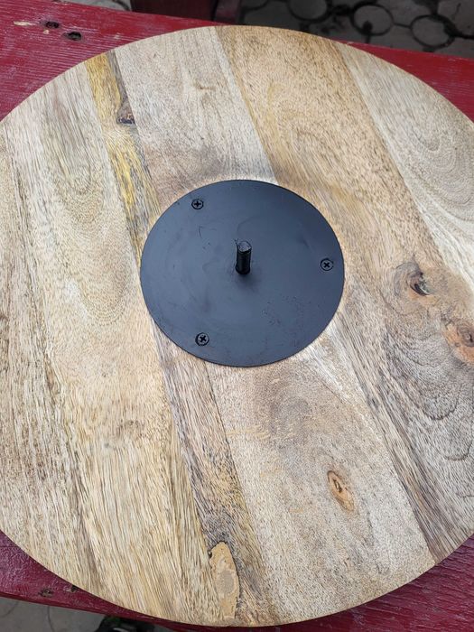 Măsuță cafea NOUĂ - Lemn Mango și Picior Metalic