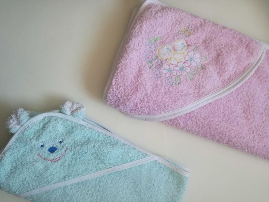 Бебешки хавлии за баня с качулка