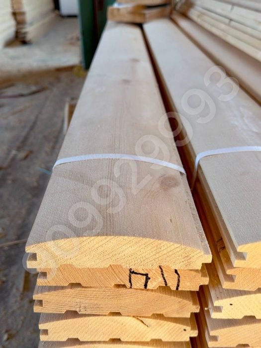 Blok-haus (Block House) sosna yog‘ochidan | 2m–6m | Sifatli material