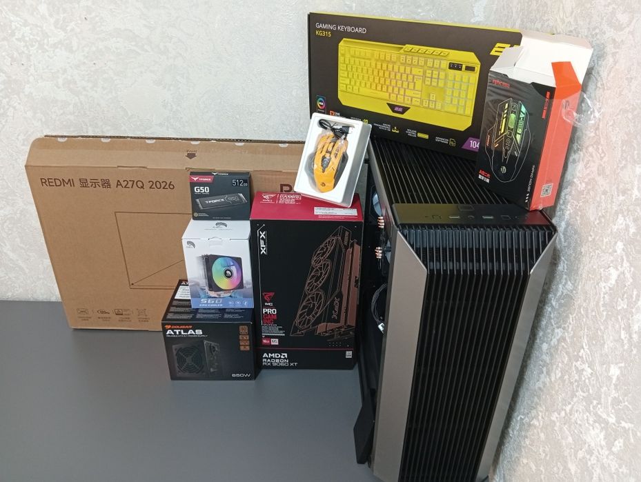 Мощный Игровой ПК — Ryzen 5 5600X / RX 9060 XT 16GB / 32GB RAM