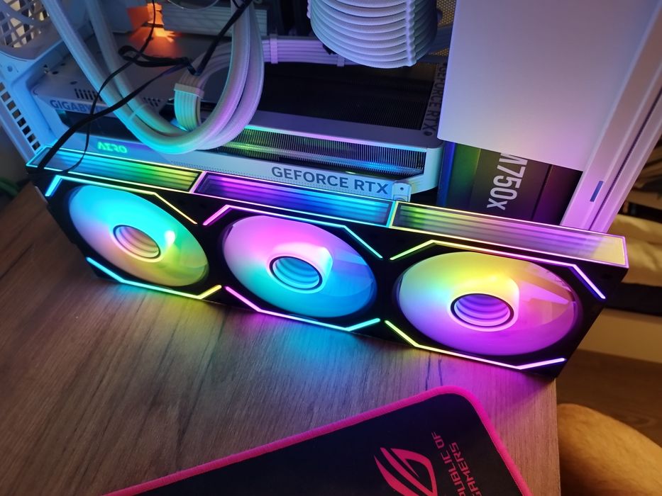 Set 3 ventilatoare Mirror PC Jungle Leopard Interstellar-V2 120mm Rgb, 1850 Rpm, negru