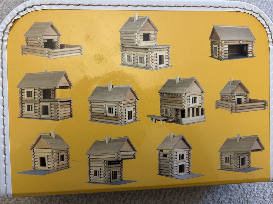 Set constructie case de lemn Vario