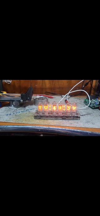 Ceas 6 digiti tub nixie(ZM nos)+telecomanda