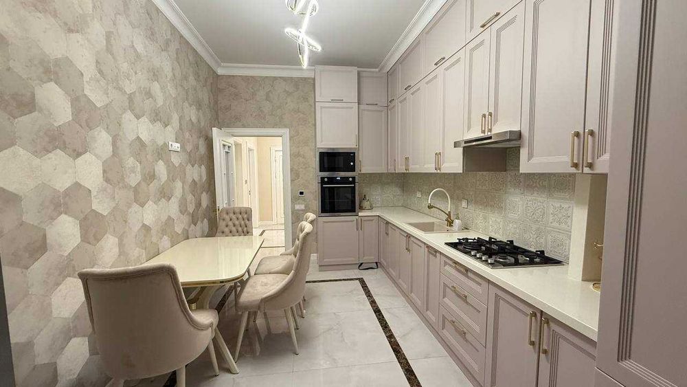 2-комнатная квартира 66 м² с ремонтом в ЖК OQSAROY RESIDENCE