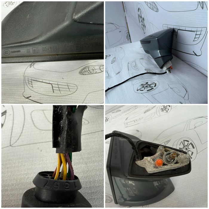 Oglindă Dreaptă 6 PINI Seat Leon 5F 2013 / 2012-2020 / Cod OEM 5F2857508N (5C2)