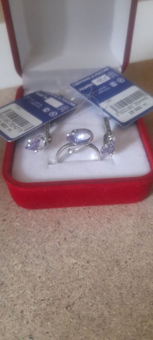 Продам набор серебро проба 925 новый
