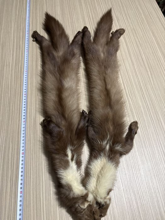 Stola/guler blana naturala de jder 2 piese