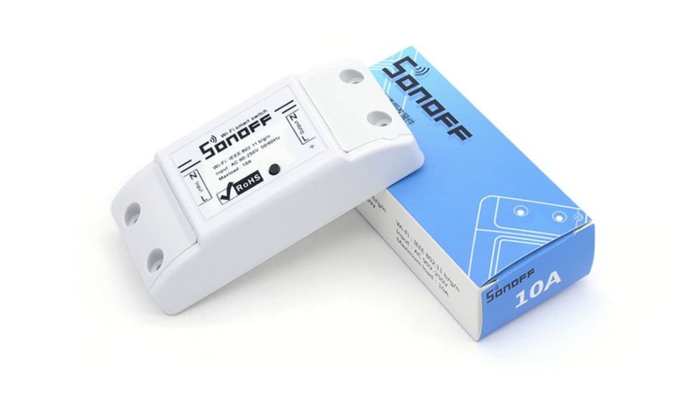Sonoff WiFi Switch 10A 16А для умного дома. Андроид и iOS