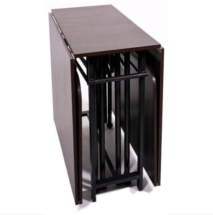 Стол-книжка 305х90×75 см, ЛДСП, темно-коричневый