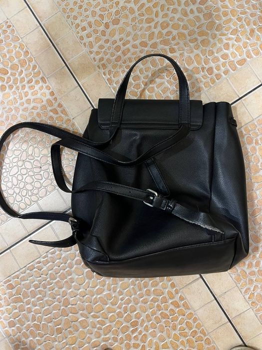 Рюкзак чёрный, кожзам