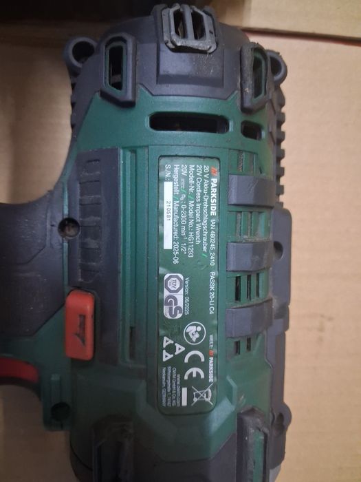 Pistol impact PARKSIDE 20v  !!!