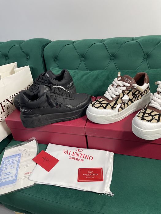 Adidasi Valentino piele naturala Full Box colectie noua Premium