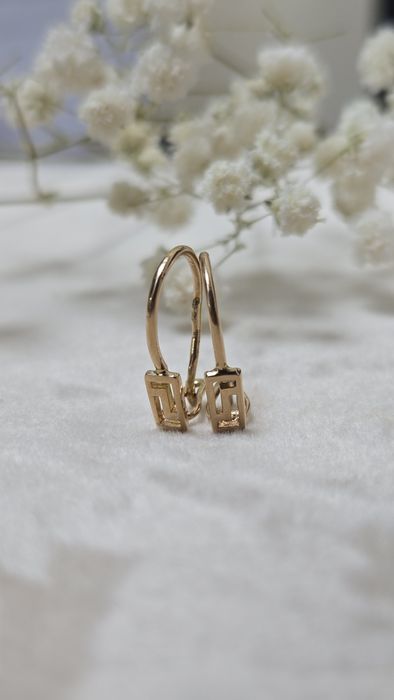 Детские серьги золотые ЖанТаС ломбард Астана