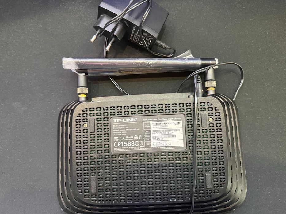 Router Wireless TP-LINK Archer C2, Dual Band, AC750