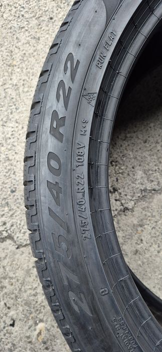 4 anvelope iarna RFT Pirelli,fata 275/40/22,spate 315/35/22.Pret/buc.