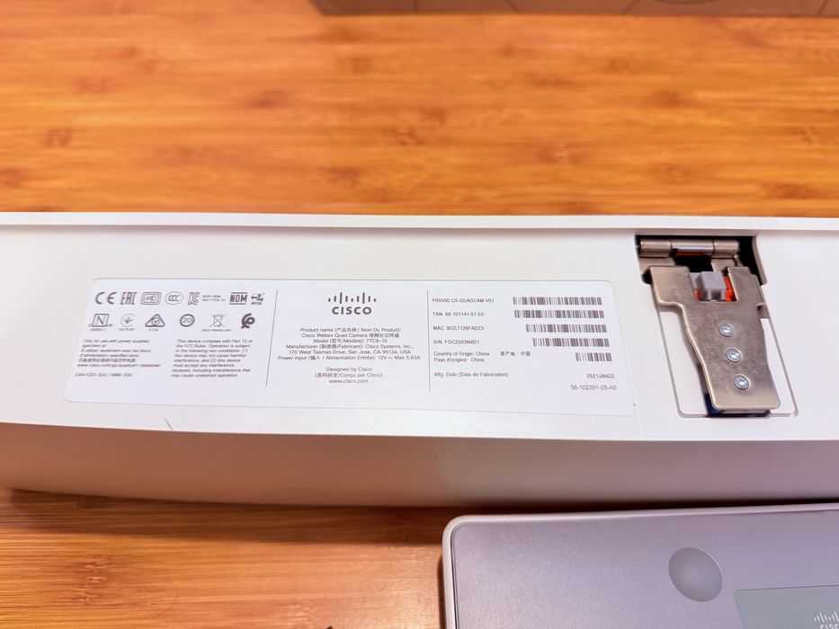 Sistem Videoconferinta Cisco Webex Codec Plus 4K, 4 camere, complet