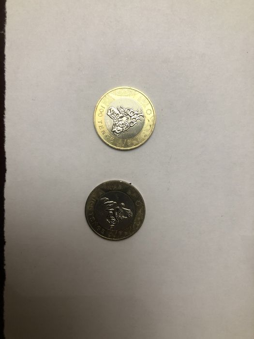 Монеты 100 тг «Сакский стиль» два вида