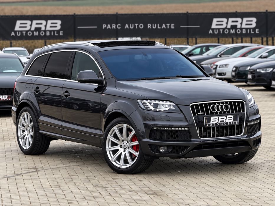 • Audi Q7 2012 Facelift 3.0 Quattro 245 cp / S-Line / Parc Auto • RATE • Garanție •