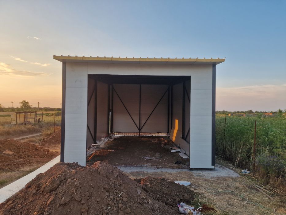 Hale metalice pentru garaj atelier service de inchiriat 10X20 3000e