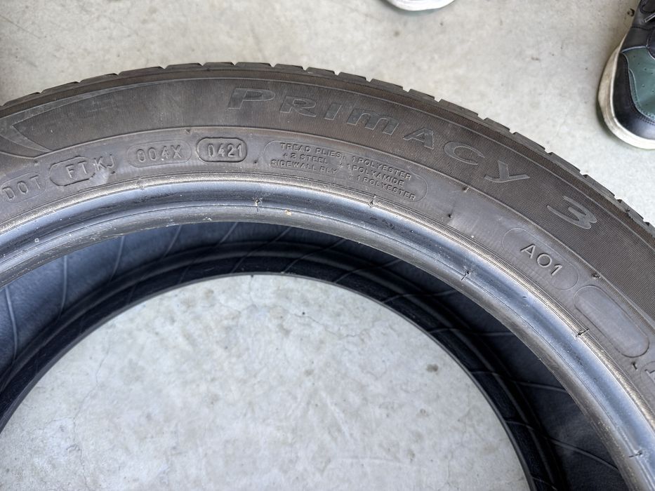 4бр. Летни Гуми 215/50R/18 -MICHELIN- DOT:0421- 6.2мм.+5.3мм. *140€ за Комплект*
