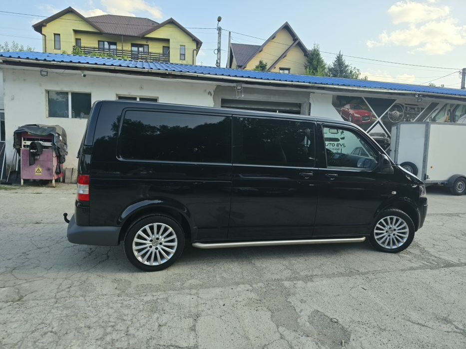Volkswagen Transporter T5 FACELIFT LONG 2Xculisante 2.0TDI 180CP 5locuri 2011 EURO5 RATE / GARANTIE