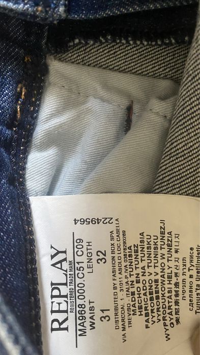 Мъжко дънки Replay 31/32 размер