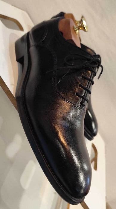Pantofi oxford plain toe 41 ZARA piele naturala moale