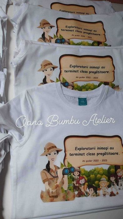 Tricouri copii sfarsit de an gradinita scoala