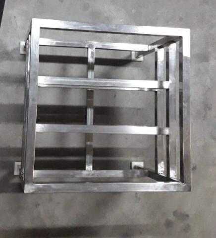 Suport inox pentru cuptor, suport inox blat polietilena