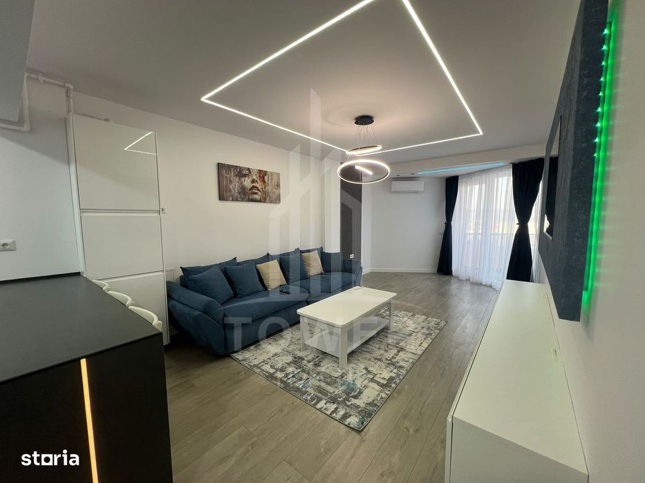 Apartament cu 2 camere de lux  – prima închiriere, lângă Shopping City