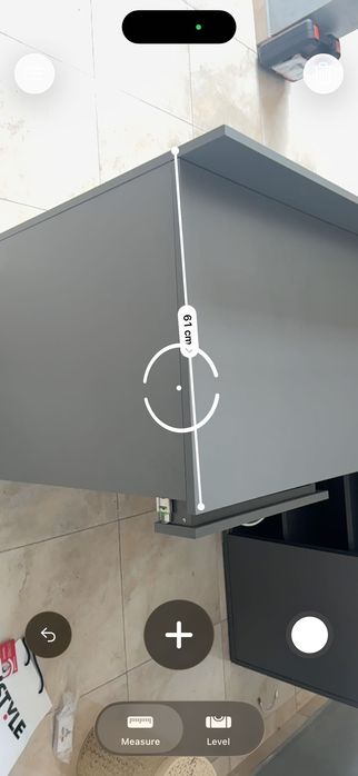 Офис бюро/рецепция в графитен цвят – 251 см